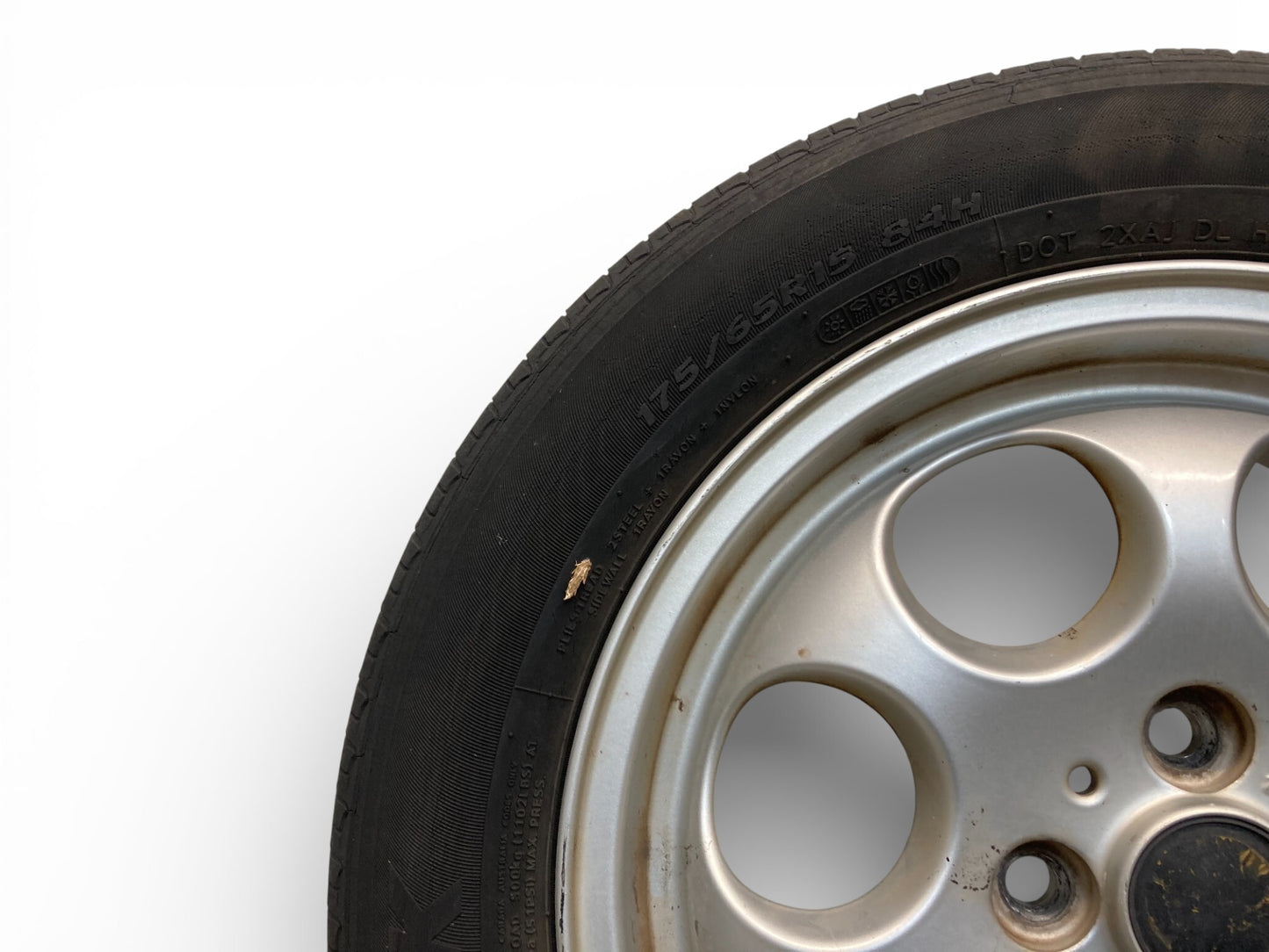 Mini Cooper 15" Silver 7-Hole Wheel Set R81 36111512458 2002-2015 R5x 529