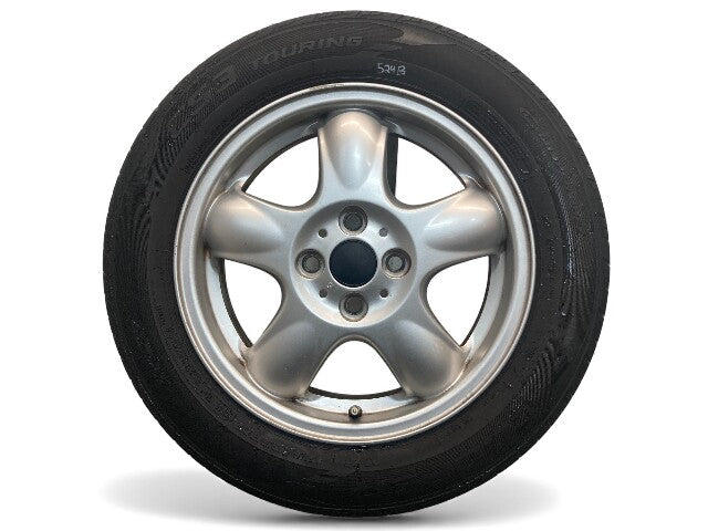 Mini Cooper 15" Silver 5-Start Spooler Wheel Set R100 36116768498 02-15 R5x 524