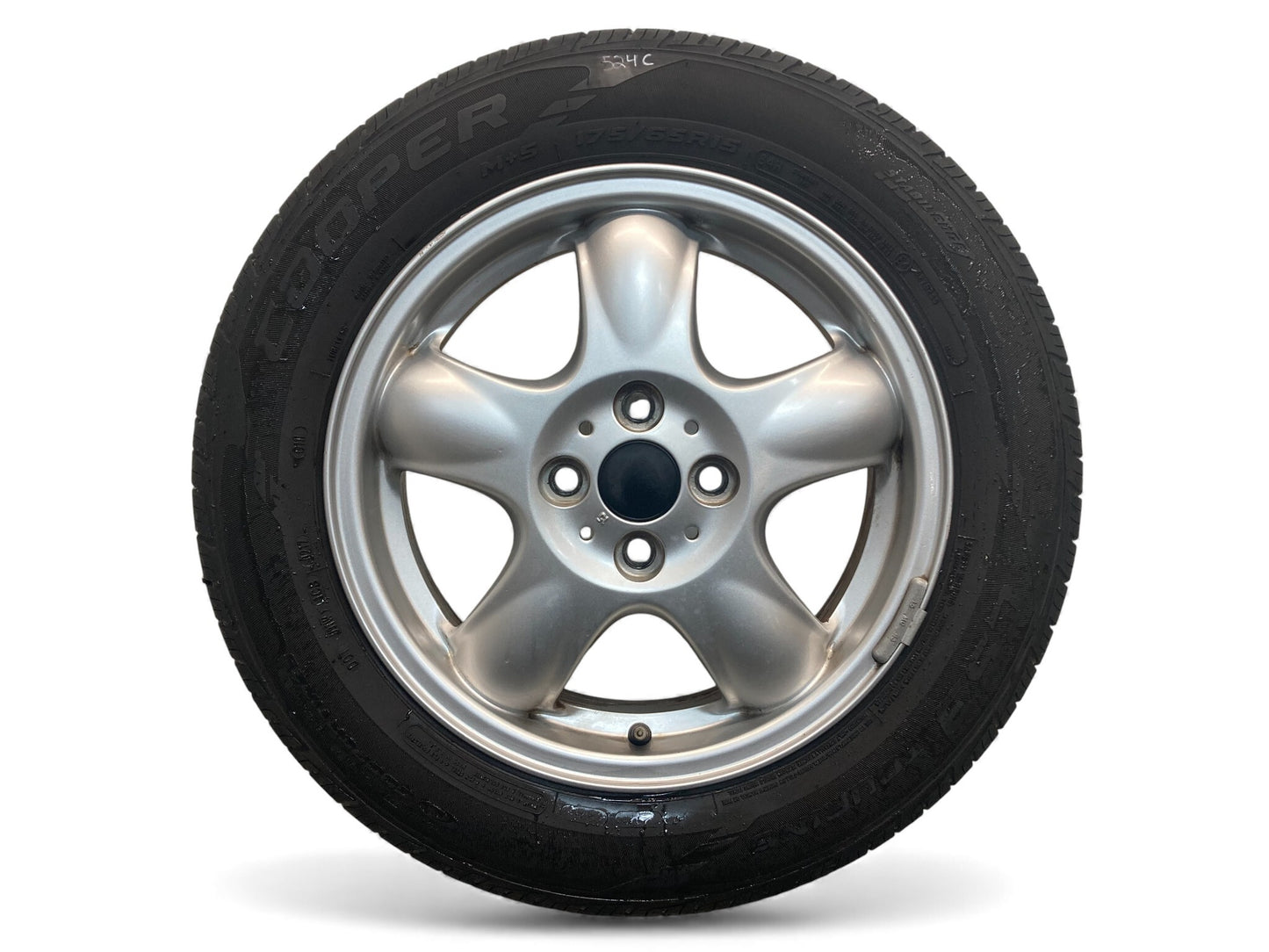 Mini Cooper Wheels 5 Star Spooler R100 Silver 36116768498 02-15 R5x 524