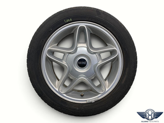 Mini Cooper 16" Silver S-Winder Wheel Single R102 36116768584 2002-2015 R5x 564A