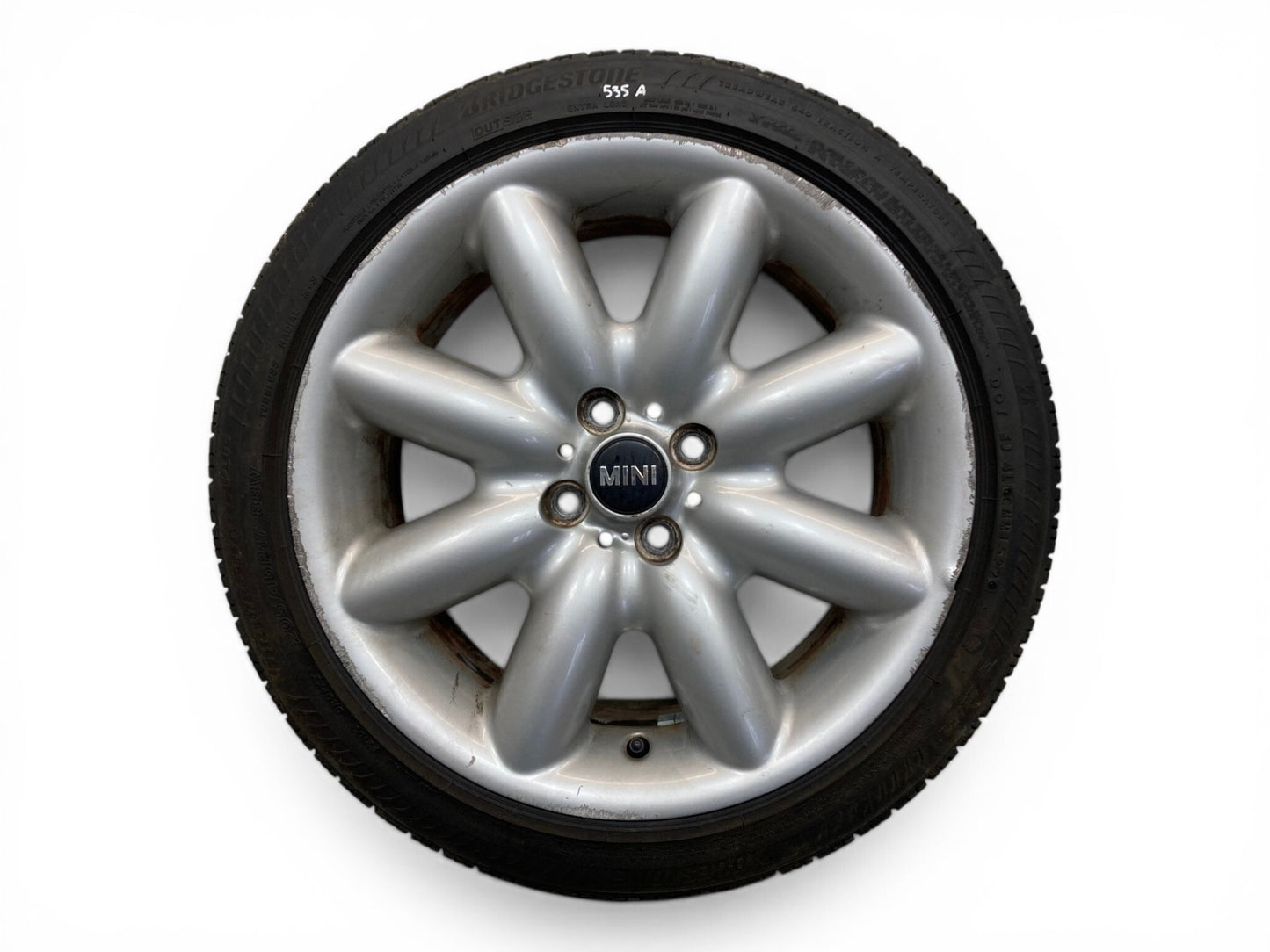 Mini Cooper 17" Silver S Spoke Wheel Set R85 36116773945 2002-2015 R5x 535
