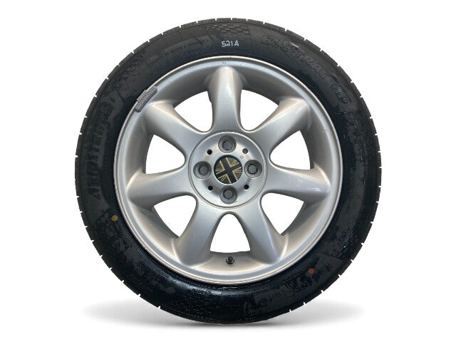 Mini Cooper 16" Silver Bridge Spoke Wheel Set R94 36116775684 2002-2015 R5x 521