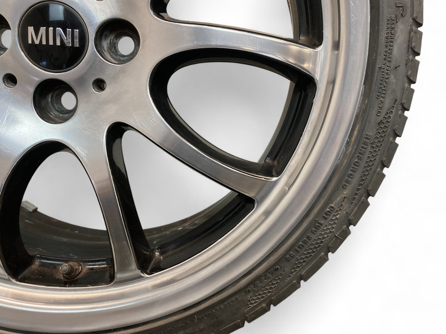 Mini Cooper JCW Refinished 18" Bright Turned Double Spoke Wheels R105 36116777973 02-15 R5x 512