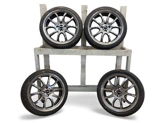 Mini Cooper Refinished JCW Double Spoke Wheels Brilliant Silver R105 02-15 512