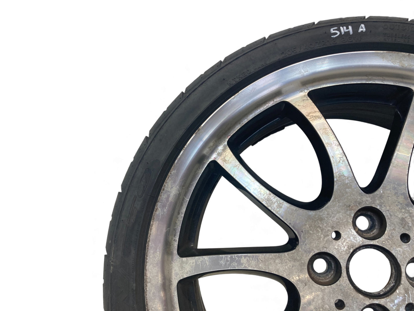 Mini Cooper JCW Double Spoke Wheels Bright Turned R105 02-15 R5x 514A