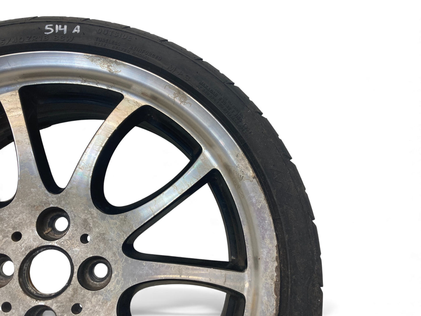 Mini Cooper JCW Double Spoke Wheels Bright Turned R105 02-15 R5x 514A