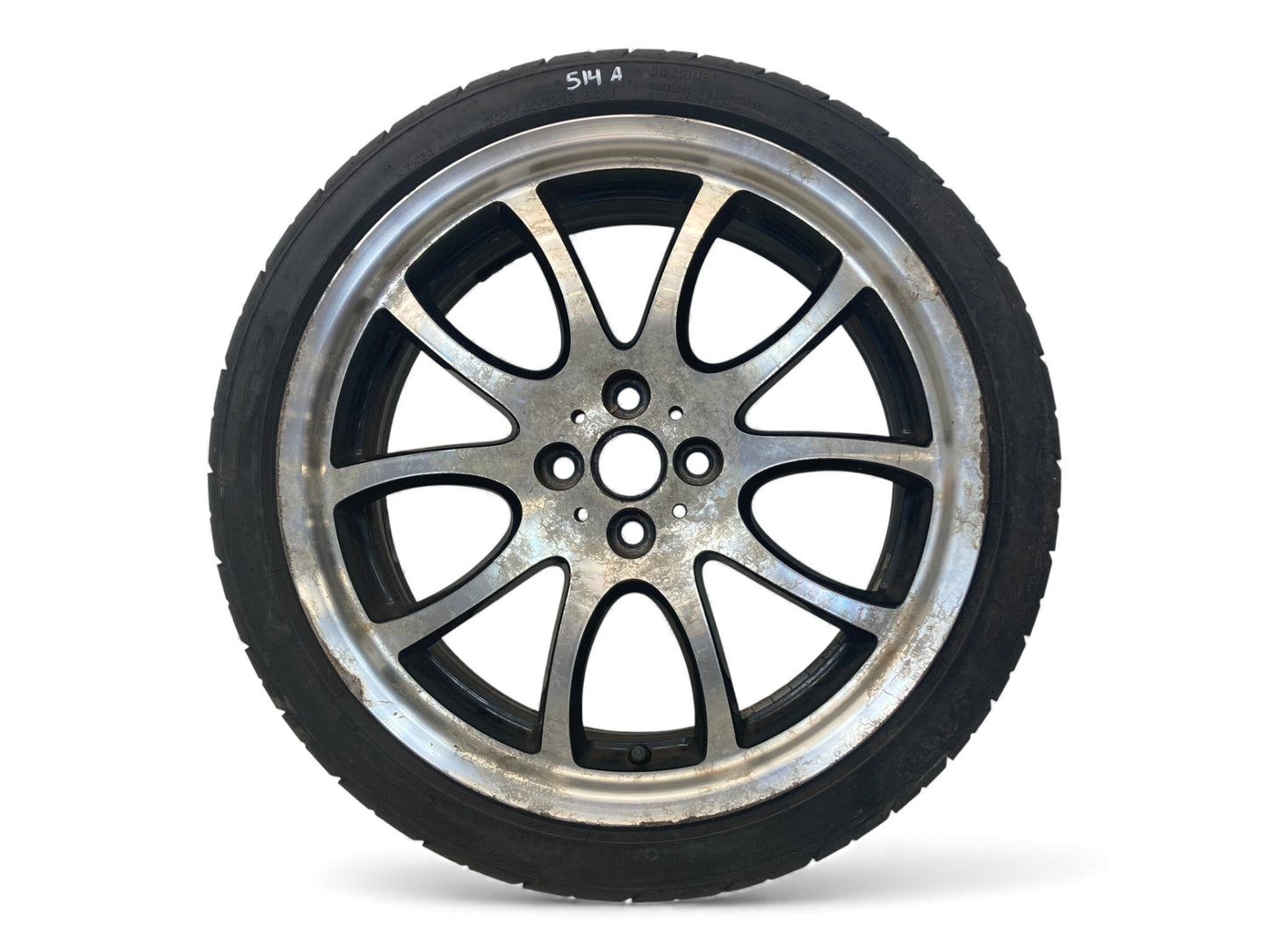 Mini Cooper JCW Double Spoke Wheels Bright Turned R105 02-15 R5x 514A