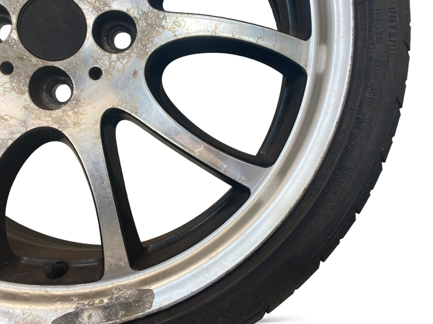 Mini Cooper JCW Double Spoke Wheels Bright Turned R105 02-15 R5x 514B