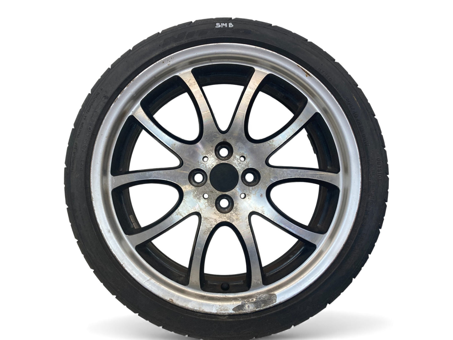 Mini Cooper JCW Double Spoke Wheels Bright Turned R105 02-15 R5x 514B