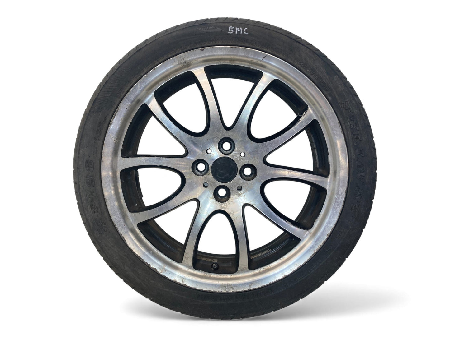 Mini Cooper JCW Double Spoke Wheels Bright Turned R105 02-15 R5x 514C