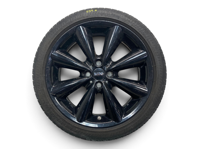Mini Cooper 17" Black Conical Spoke Wheel Set R121 36116791931 02-15 R5x 559