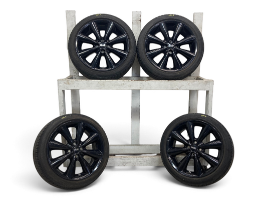 Mini Cooper 17" Black Conical Spoke Wheel Set R121 36116791931 02-15 R5x 559