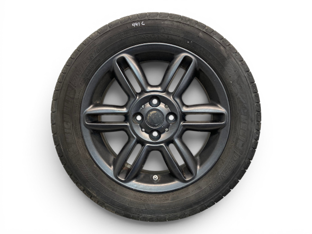 Mini Cooper 16" Black 6-Star Twin Spoke Wheel Set R119 36116791940 2002-2015 R5x 441