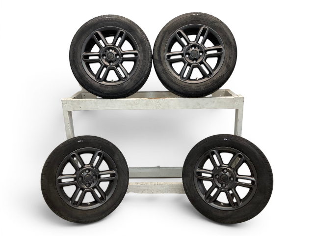 Mini Cooper 16" Black 6-Star Twin Spoke Wheel Set R119 36116791940 2002-2015 R5x 441