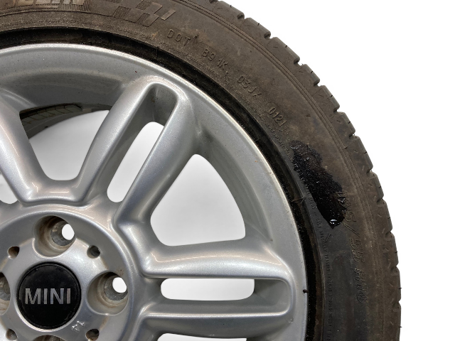 Mini Cooper 16" Silver 6-Star Twin Spoke Wheel R119 36116791940 02-15 R5x 451A