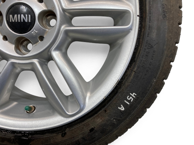 Mini Cooper 16" Silver 6-Star Twin Spoke Wheel R119 36116791940 02-15 R5x 451A