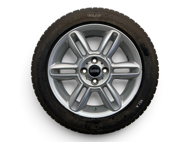 Mini Cooper 16" Silver 6-Star Twin Spoke Wheel R119 36116791940 02-15 R5x 451A
