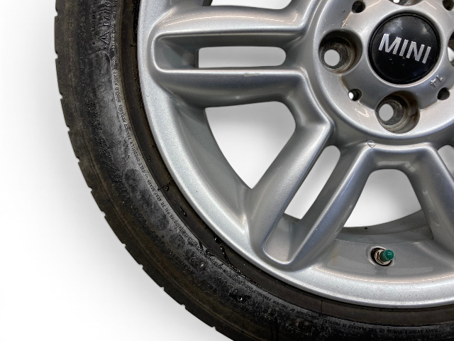 Mini Cooper 16" Silver 6-Star Twin Spoke Wheel R119 36116791940 02-15 R5x 451B