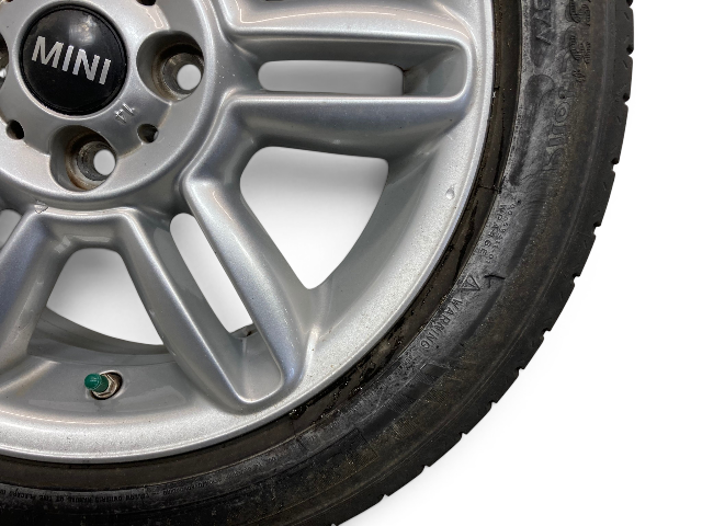 Mini Cooper 16" Silver 6-Star Twin Spoke Wheel R119 36116791940 02-15 R5x 451B