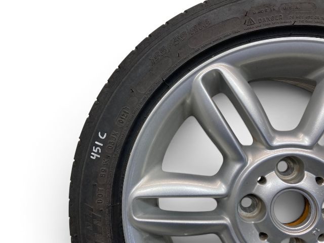Mini Cooper 16" Silver 6-Star Twin Spoke Wheel R119 36116791940 02-15 R5x 451C