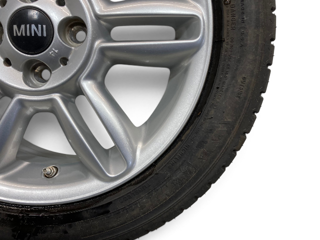 Mini Cooper 16" Silver 6-Star Twin Spoke Wheel R119 36116791940 02-15 R5x 451D