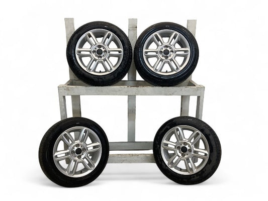 Mini Cooper 16" Silver 6-Star Twin Spoke Wheel Set R119 36116791940 2002-2015 R5x 507