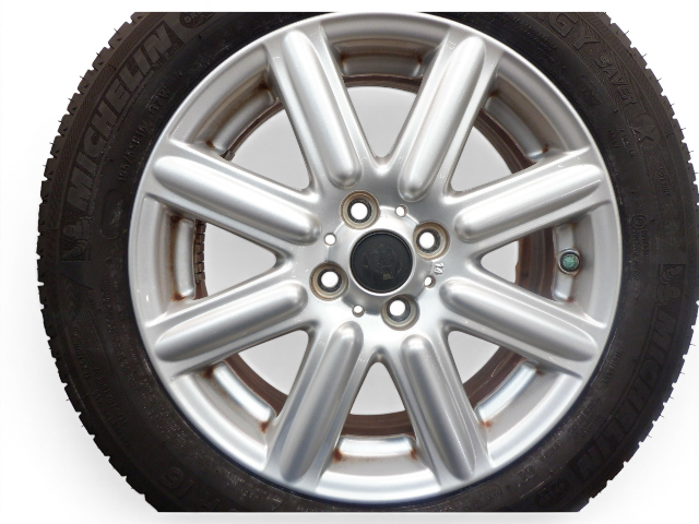 Mini Cooper 16" Silver Rib Spoke Wheel Set R115 36116791941 2002-2015 R5x 309