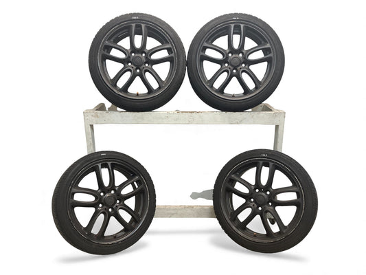 Mini Cooper Wheels 5-Star Double Spoke Matte Black R129 19x7.5 36116796992 11-16 R60 R61 522