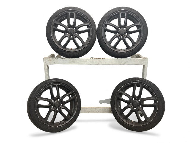 Mini Cooper 19" Matte Black Double Spoke Wheel Set R129 36116796992 11-16 R6x 522