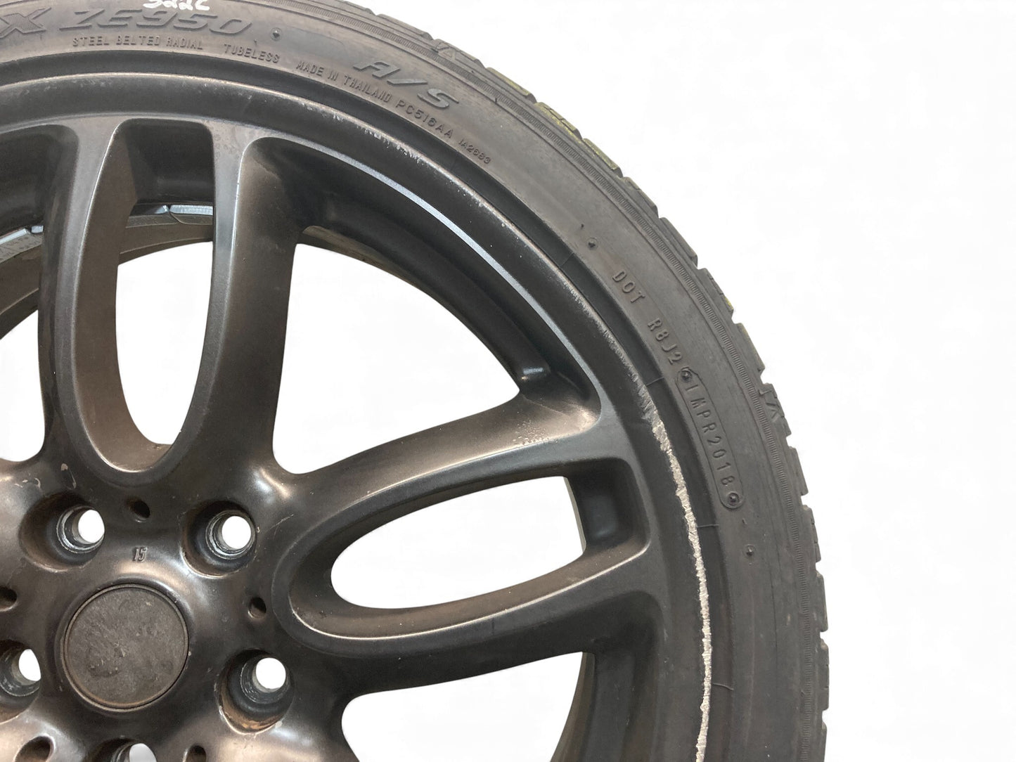 Mini Cooper Wheels 5-Star Double Spoke Matte Black R129 19x7.5 36116796992 11-16 R60 R61 522