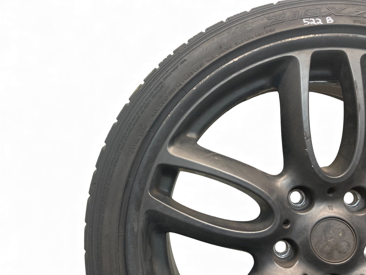 Mini Cooper Wheels 5-Star Double Spoke Matte Black R129 19x7.5 36116796992 11-16 R60 R61 522