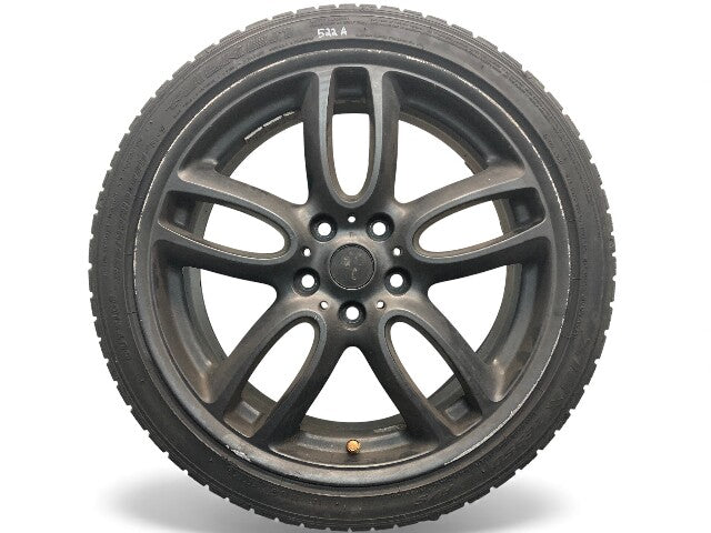Mini Cooper 19" Matte Black Double Spoke Wheel Set R129 36116796992 11-16 R6x 522