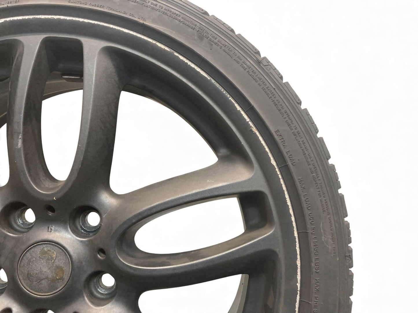 Mini Cooper Wheels 5-Star Double Spoke Matte Black R129 19x7.5 36116796992 11-16 R60 R61 522