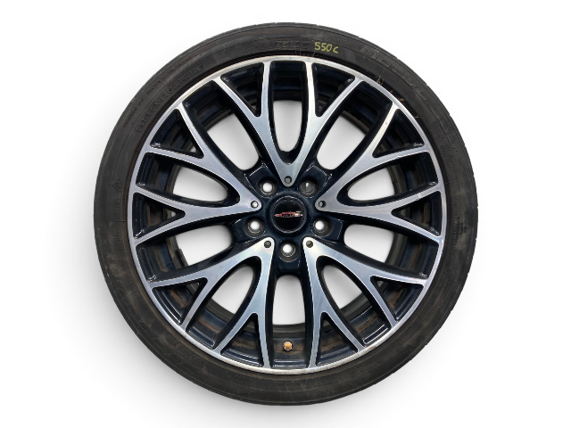 Mini Cooper 19" Gloss Black Cross Spoke Wheel Set R134 36116854451 11-16 R6x 550