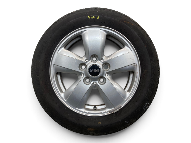 Mini Cooper 15" Silver Heli-Spoke Wheel Set 492 36116855101 14-24 F55 F56 F57 554