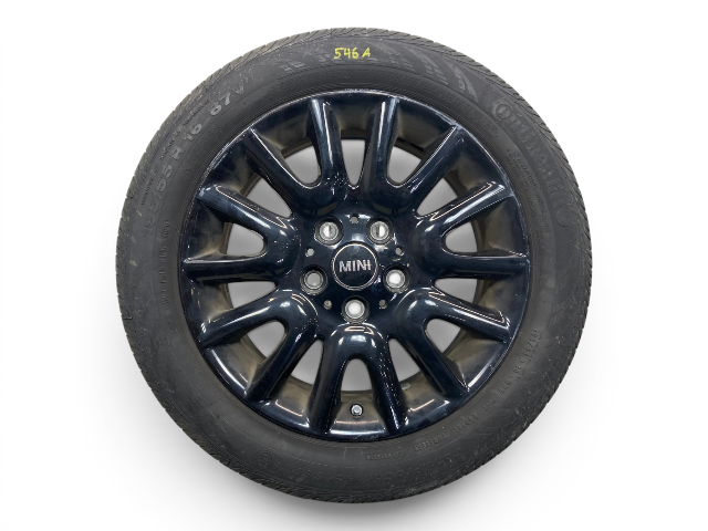 Mini Cooper 16" Black Victory Spoke Wheel Set 495 36116855106 14-24 F55 F56 F57 546