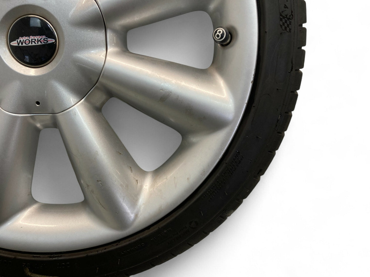 Mini Cooper 8 Spoke Cone Wheel 507 Wheel Silver 36116855116 F55 F56 F57 487a