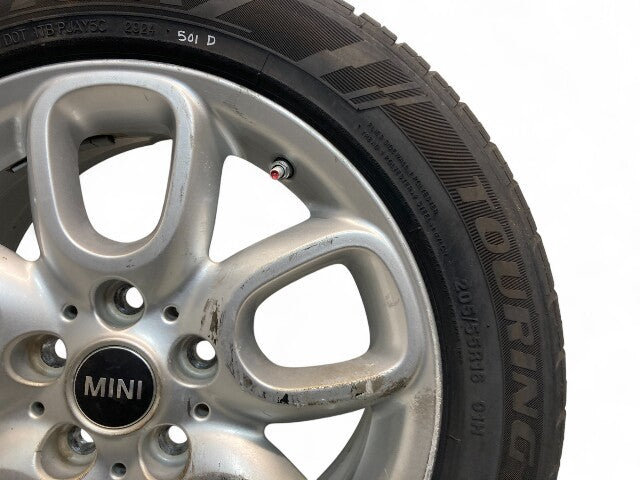 Mini Cooper Clubman 16" Loop Spoke Wheel Set Silver 494 36116875387 F54 501
