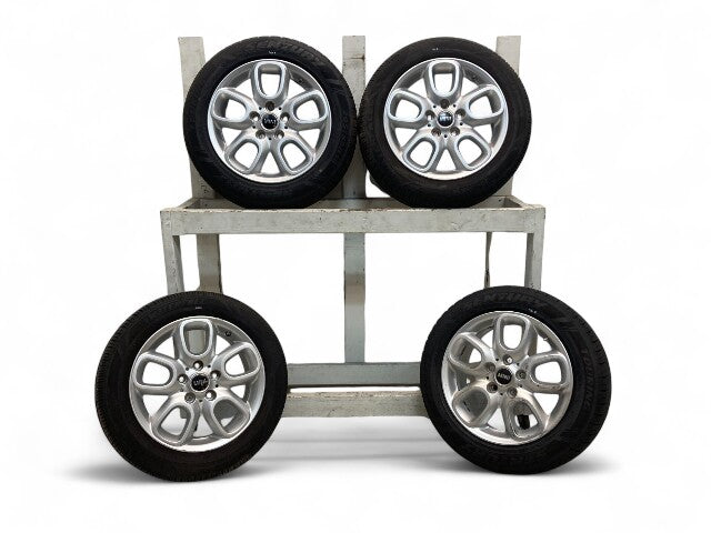 Mini Cooper Clubman 16" Loop Spoke Wheel Set Silver 494 36116875387 F54 501