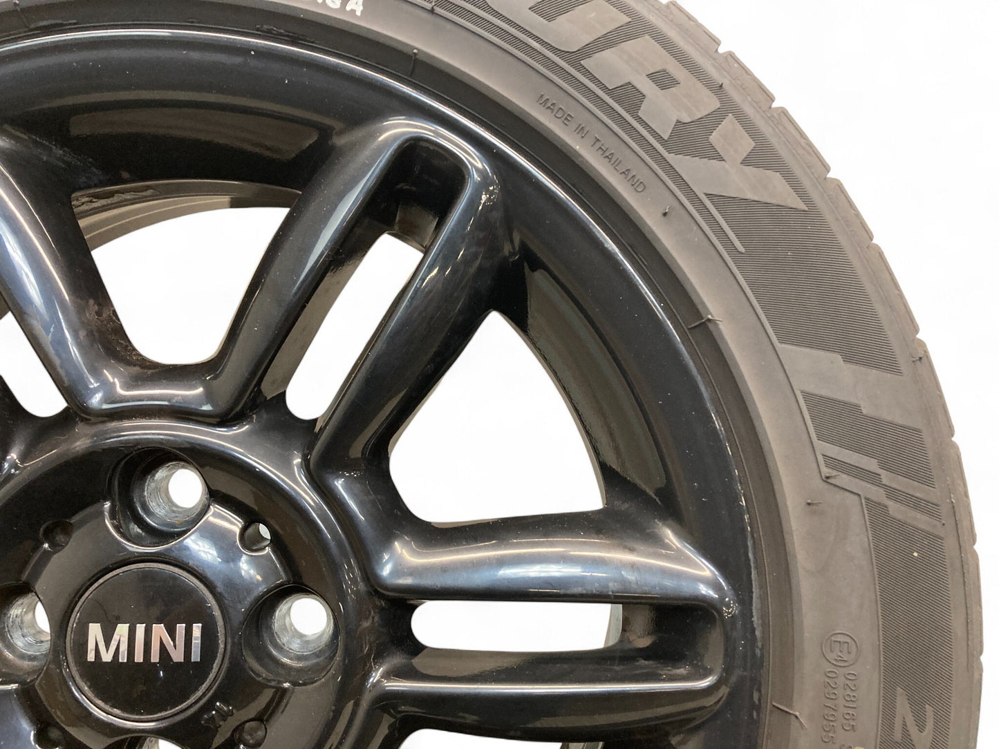 Mini Cooper 16" Black 6 Star Twin Spoke Wheels R119 36116856969 02-15 R5x 516