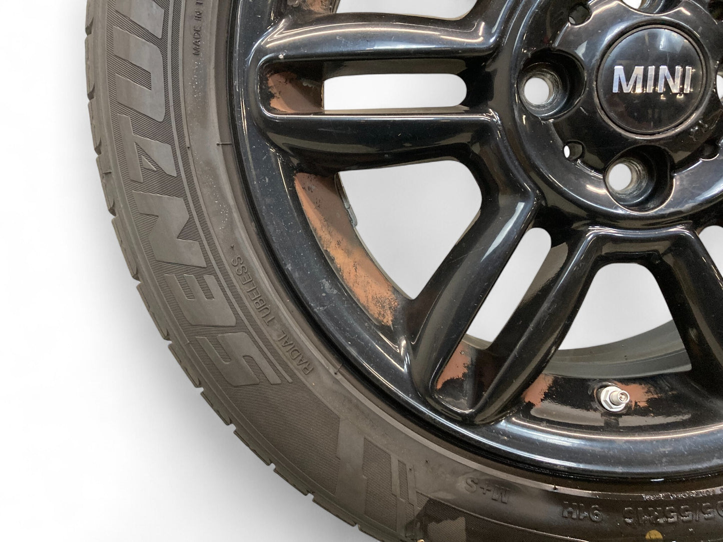 Mini Cooper 16" Black 6 Star Twin Spoke Wheels R119 36116856969 02-15 R5x 516