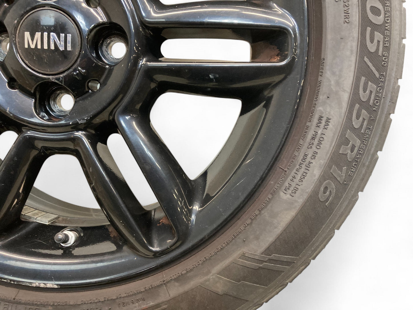 Mini Cooper 16" Black 6 Star Twin Spoke Wheels R119 36116856969 02-15 R5x 516