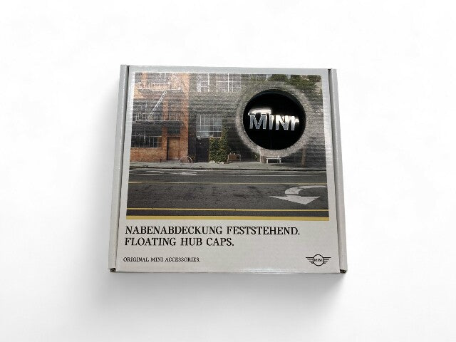 MINI Cooper Floating Logo Wheel Center Cap Set NEW 36122469709 F56 F54 F55 F57 F60