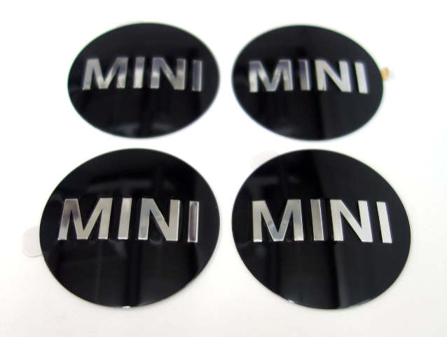 MINI Cooper Wheel Center Cap Logo Stickers NEW OEM 36136758687 R5x R6x