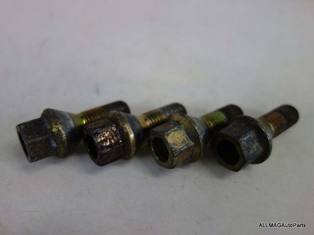 Mini Cooper Wheel Bolts Gold M12x1.5 36136781150 02-06 R50 R52 R53