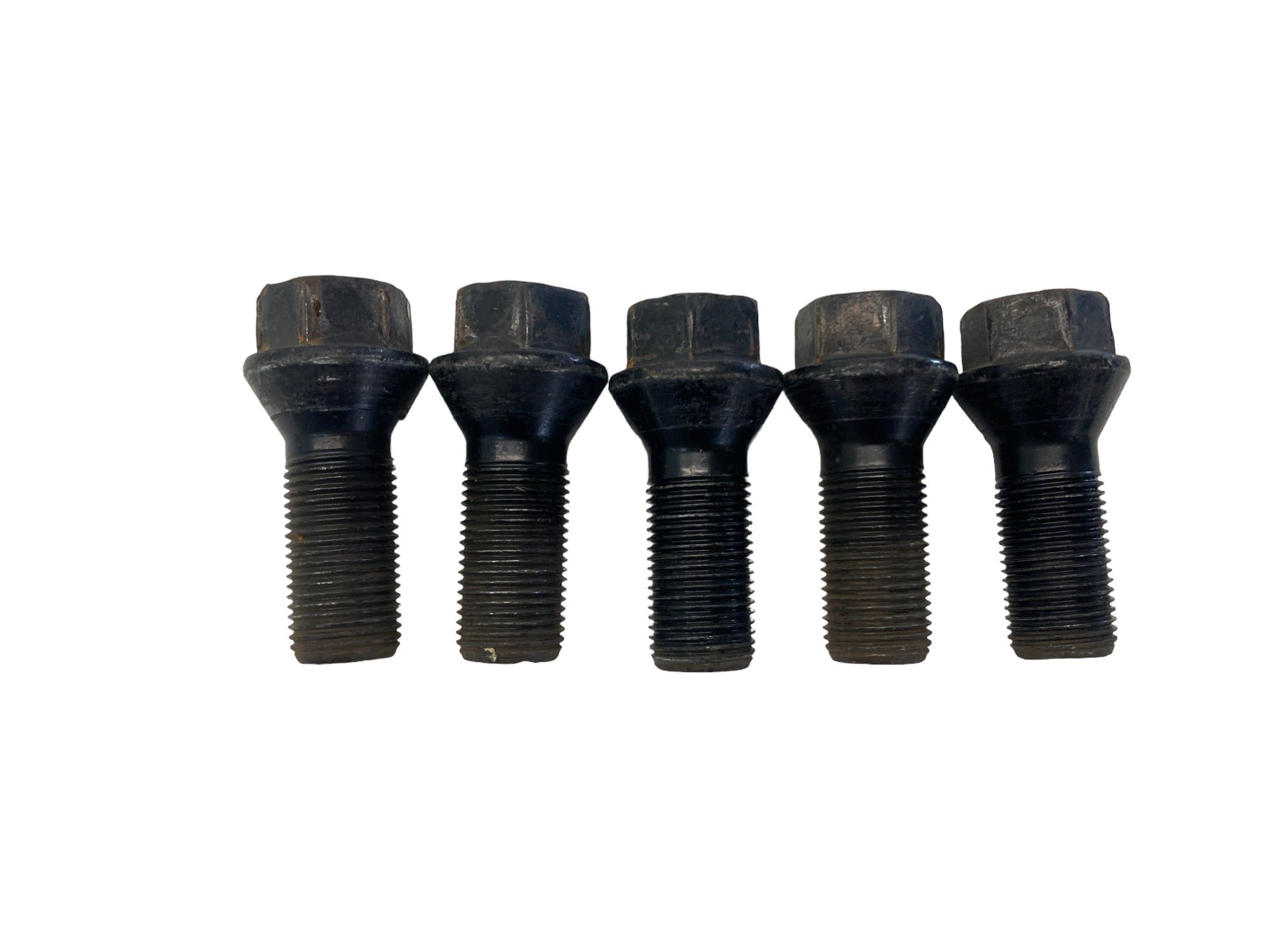 Mini Cooper Wheel Bolts Set of Five Black M14x1.25 36136890324 F5x R6x ...