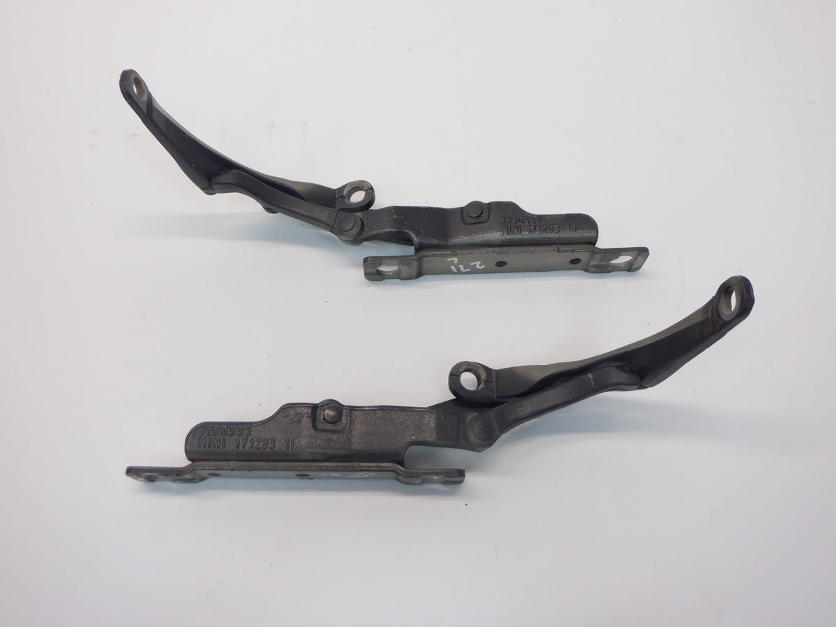 Mini Cooper Cabrio Trunk Lid Hinge Pair 41002758375 41002758376 2009-2015 R57