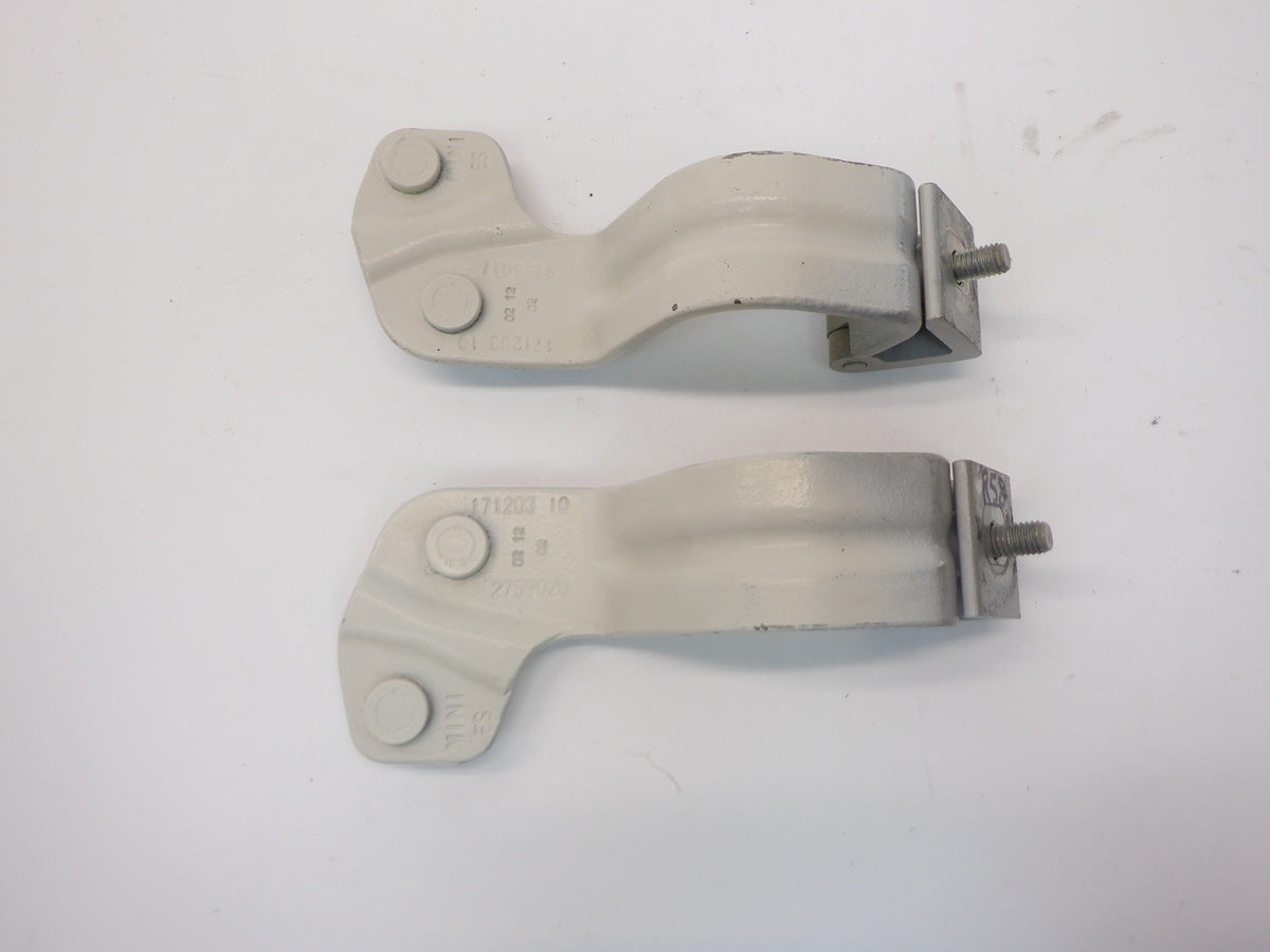 Mini Cooper Coupe Trunk Hinge Pepper White Pair 41002759115 12-15 R58