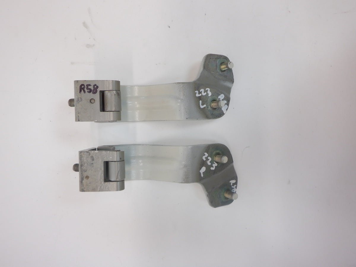 Mini Cooper Coupe Trunk Hinge Pepper White Pair 41002759115 12-15 R58