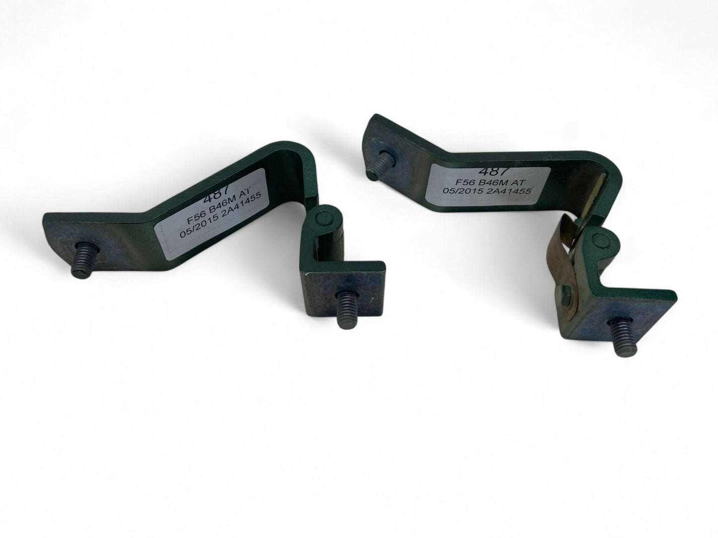 Mini Cooper Hatch Trunk Hinge Pair British Racing Green F55 F56 487